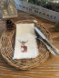 Preview: Stoffservietten mit weihnachtlichen Hirschmotiven